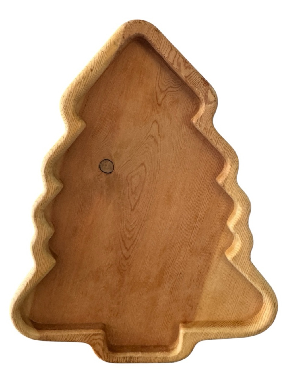 Rustic Wood Tray Organic Serving Board Farmhouse Decor 14”